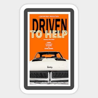 Driven to Help (Multiple System Atrophy) Sticker